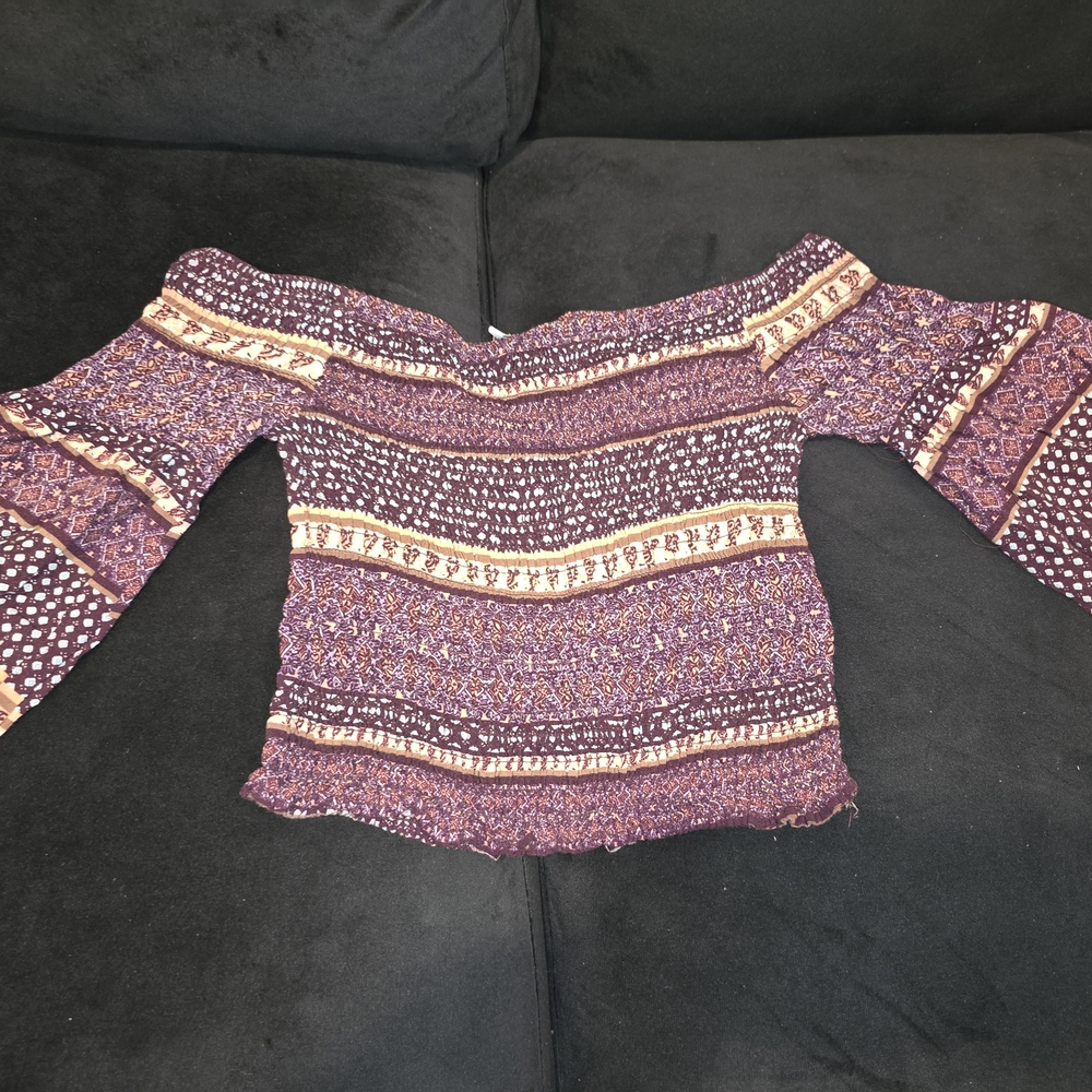 Charlotte Russe Purple Crop Top